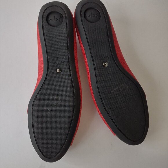 French Sole New York (fs/ny), Libatio, black/red leather flats, Size 10, NWOT - Picture 7 of 7
